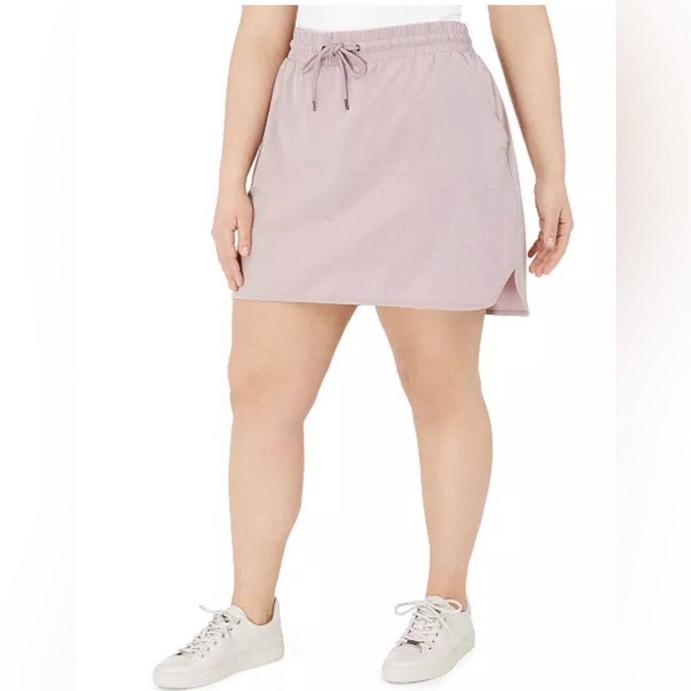 Ideology Commuter Skirt in Sandy Mauve
